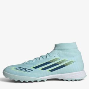 adidas f50 sparkfusion league mid cut turf soccer blue jr9003 1