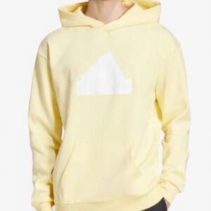 adidas future icons badge of sport hoodie yellow iw8585 1 1