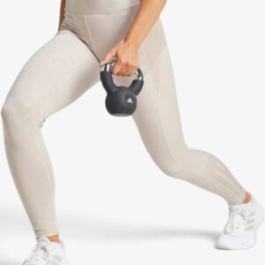adidas hyperglam full length emboss leggings pink ik5499 1