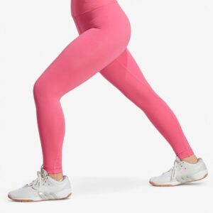 ADIDAS Optime Hyperbright Training High-Rise 7/8 Leggings Pink