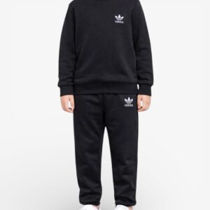 adidas originals adicolor crew tracksuit black he6909 1 1