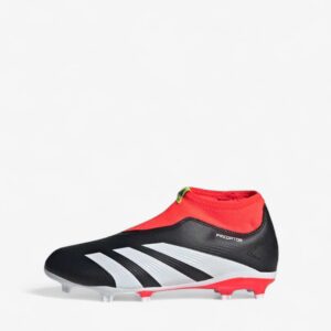 adidas predator 24 league laceless firm ground boots black red ig7754 1 1