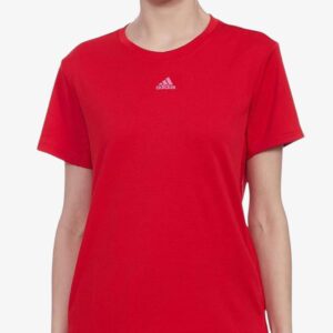 adidas printed round neck tee red h13592 1 1