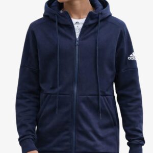 adidas stack logo on left sleeve hoodie blue tr70114 1 1