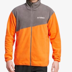adidas terrex multi full zip fleece orangegrey iz3293 1