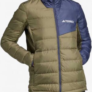 adidas terrex multi light down jacket green navy je6714 1 1