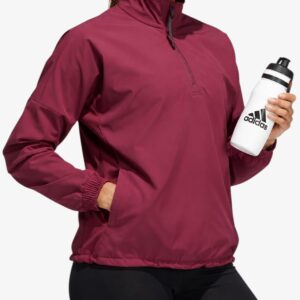 adidas training cold rdy half zip red h11215 1