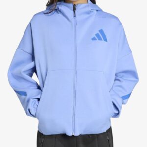 adidas x z n e full zip hoodie blue jw5319 1