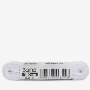 BAMA Flat Laces White -150cm