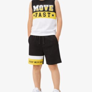 chicco boys shorts and tank top set black 9073773 99 1 1