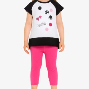 chicco girls leggings and tee set white pink 9073764 33 1 1