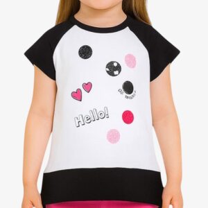 chicco girls leggings and tee set white pink 9073764 33t 1 1
