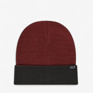 jack wolfskin ribbed beanie red 1903891 2185 1 1