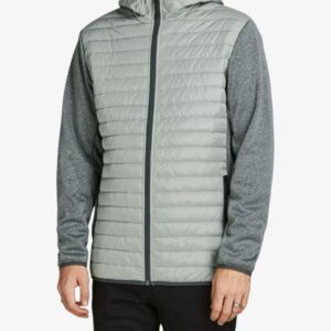jack jones jjemulti quilted jacket noos gray 12182242 ghost gray 1