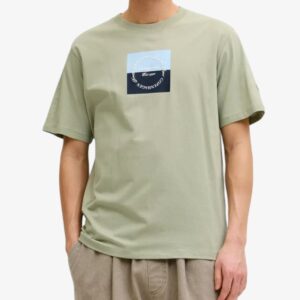 jack jones jorcatskills square branding tee sscn ln green 12290856 seagrass 1