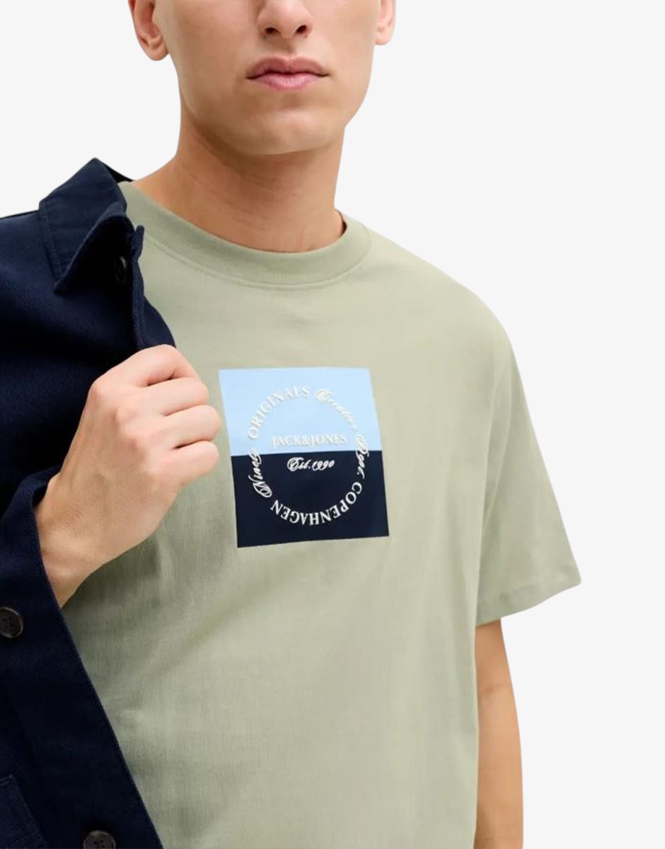 jack jones jorcatskills square branding tee sscn ln green 12290856 seagrass 3 jack jones jorcatskills square branding tee sscn ln green 12290856 seagrass 3