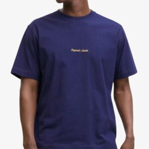 jack jones jornorrebro emb tee ss crew neck noos blue 12282892 ocean cavern 1