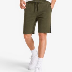 jack jones jpstlogo blocking sweat shorts vg sn jnr green 12200266 forest night 1