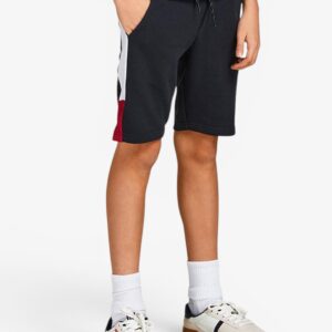 jack jones jpstlogo blocking sweat shorts vg sn jnr navy 12200266 navy blazer 1
