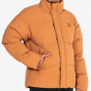 puma classic oversized puffer jacket light brown 535573 74 1 1