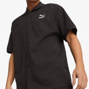 puma classics pique shirt black 538129 01 1