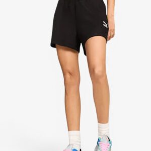 puma classics ribbed a line shorts black 626630 01 1