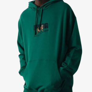 puma downtown graphic hoodie training green 538244 37 1 1