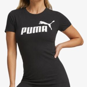 puma ess slim logo tee black white 673697 01 1