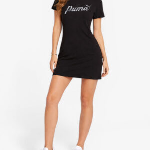 puma essentials blossom tee dress black 679674 01 1 1