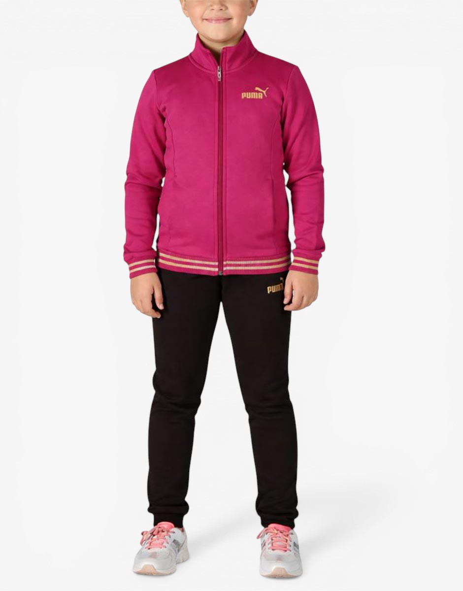 puma essentials glitter full zip tracksuit violet black 684771 45 1 1 puma essentials glitter full zip tracksuit violet black 684771 45 1 1
