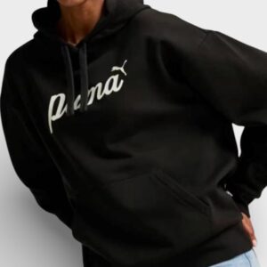 puma essetials script fleece hoodie black 681534 01 1 1