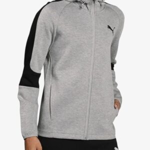 puma evostripe core fz hoodie gray black 585812 03 1