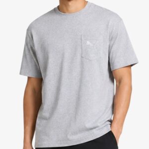 puma pocket tee m 2 0 medium gray h 677175 03 1