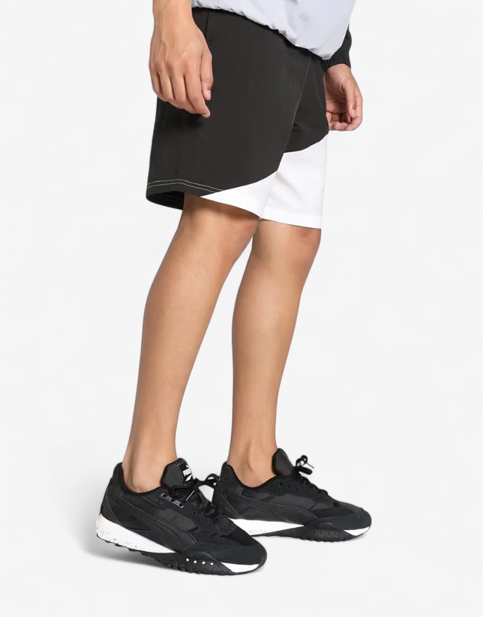 puma power colorblock shorts black white 679706 01 3 1 puma power colorblock shorts black white 679706 01 3 1