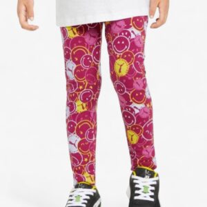 puma x smiley world printed leggings pink 846977 14 1 1