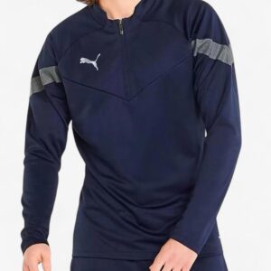 PUMA TeamFinal Training 1/4 Zip Sweatshirt Blue