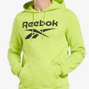 REEBOK Identity Big Logo Fleece Hoodie Yellow