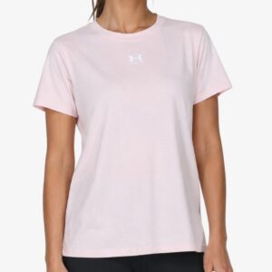 under armour rival core tee pink 1383648 648 1
