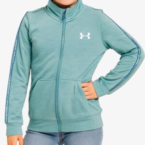 UNDER ARMOUR Rival Terry Taped FZ Hoodie Blue