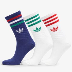 adidas 3 pairs 3s crew socks victory blue kr5155 1 1