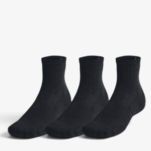 under armour 3 packs tc socks black 1386372 001 1